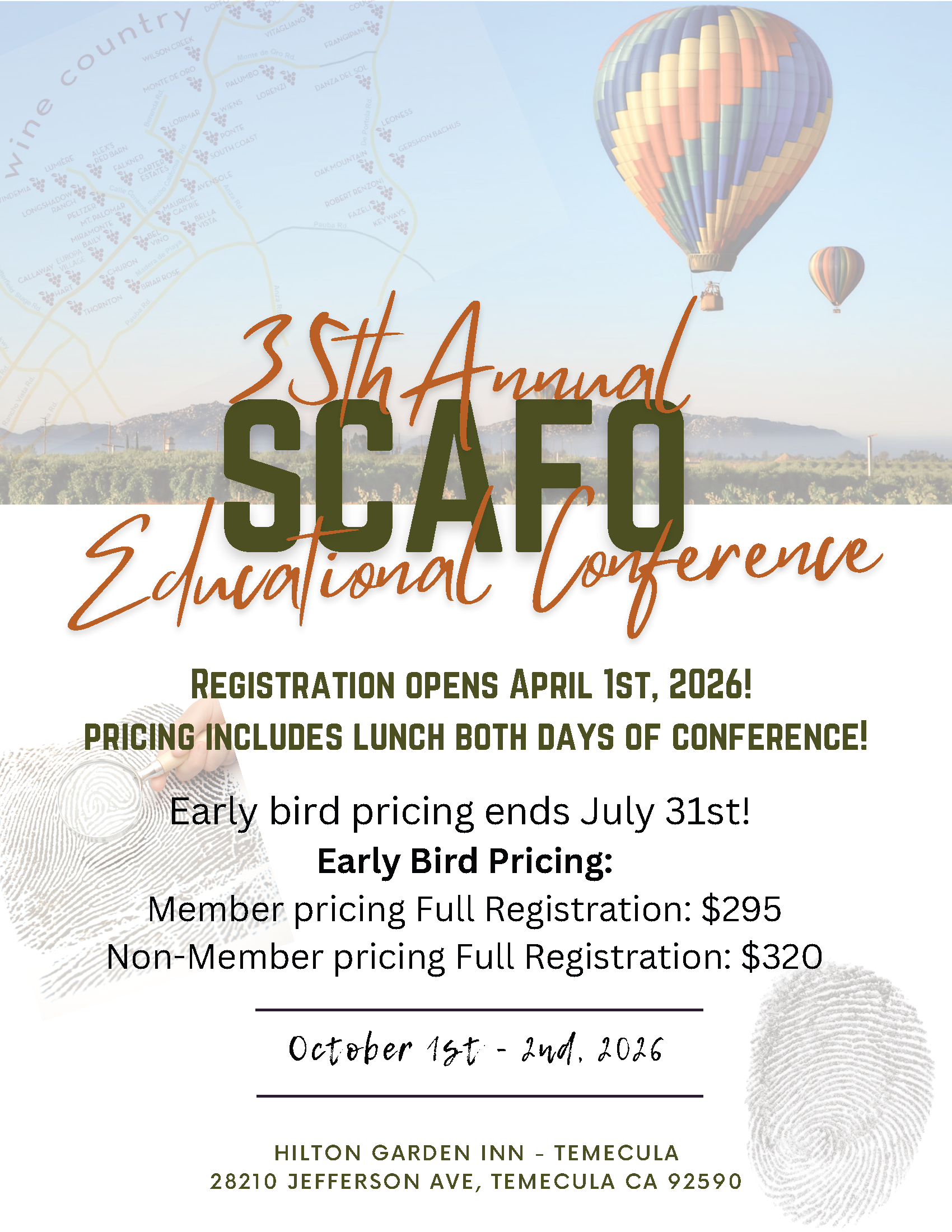 2026 Conference Registration Options